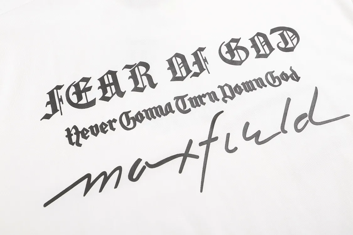 FEAR OF GOD FOG T ：E 2332# ：Black White Sizes：S M L XL Retro
